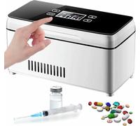 GZYHDC Réfrigérateur à médicaments, boîte isotherme à insuline, étui de voyage portable pour médicaments (2 piles)
