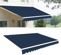 GZYHDC RETRACTILE PATIO REFUGE PARASOL SPARE TABLING Le couvercle supérieur 280 g/m² résistant à l'eau pour porte en polyester Protection contre les UV