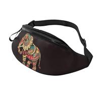 GZYL Sac banane avec imprimé nuages et palmiers, Magnifique éléphant, One Size
