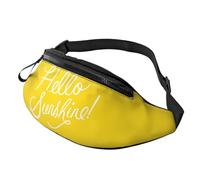 GZYL Sac banane imprimé Explosion Burst Rouge/noir, Bonjour ensoleillé., Taille unique