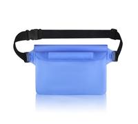 GZYULAN 1 Pièces Sacs Etanches,Banane Etanche,Sacoche Etanche,Sac Banane Etanche,pour Natation,Rafting,Kayak,Bateau,Camping,Randonnée et la Pêche,avec Sangle Réglable,22 * 15.5cm(Bleu)
