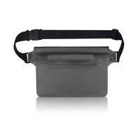 GZYULAN 1 Pièces Sacs Etanches,Banane Etanche,Sacoche Etanche,Sac Banane Etanche,pour Natation,Rafting,Kayak,Bateau,Camping,Randonnée et la Pêche,avec Sangle Réglable,22 * 15.5cm(Gris)