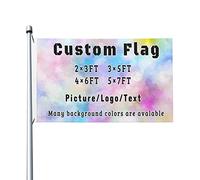 GZYZXP Bannière Drapeau personnalisée, Drapeau National personnalisé 2x3FT/3x5FT/4x6FT/5x8FT, Personnalisez l'impression de Votre Propre Logo/Image/Texte, Entreprise bannière Personnalisation