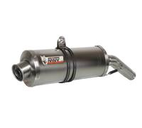 MIVV Silencieux Slip-On Oval H.012.ln Honda CBR 1100 XX 1997-06 Argenté Non homologué