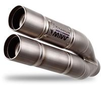 H.062.SDG - Silencieux Echappement Mivv DOUBLE GUN Titane HONDA CB 500 F (16-)