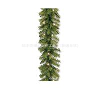 (H,1.8m-30headlights)1.8m Christmas Pine Vine Garland With Red Berries Rattan Home Party Wall Door Decor Christmas Tree Ornaments Xmas Wreath