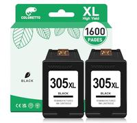 H-305xlb Cartouche pour HP 305 DeskJet 4220e 4200e 4222e 4230e 4210e HP305 | HP DeskJet 2820e 2800e 2810e 2821e 2823e 2822e 2700e 2720e 2721e 2722e 2723e Envy 6032e 6432e 305XL Cartouche encre HP 305