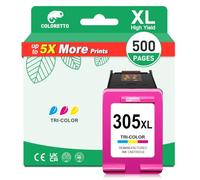 H-305xlc Cartouche pour HP 305 DeskJet 4200e 4230e 4220e 4222e 4210e 2700e | HP DeskJet 2800e 2820e 2810e 2821e 2823e 2822e 2720e 2721e 2722e 2723e Envy 6032e 6432e 305XL Cartouche encre HP 305 HP305