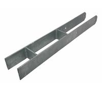 H-Ancre De Poteau Galvanisée 71 Mm / 600 Mm H-Poutre Ancre De Poteau Carport