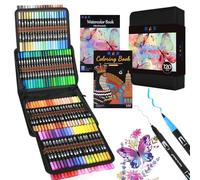 H & B Lot de 120 stylos de coloriage à double pointe pour peinture, écriture, dessin et croquis