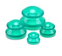 H-BDAY Ensemble de ventouses en silicone, ensemble de ventouses professionnelles pour studio et maison, tasses de massage chinoises pour réduire la cellulite et soulager les douleurs musculaires et