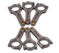 H-Beam Connecting Rods Bielles for BMW S38 B35 E34 M5 E24 M6 ARP2000 5.669"