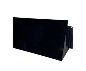 H&C VENT Cache Aération Murale Façade Métal Anthracite 250 x 120mm │ Grille Aération Vide Sanitaire Bouche VMC Hygroréglable │ Grille de Ventilation Extérieure │ Grille d’aération intérieure Protégée