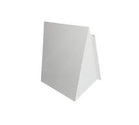 H&C VENT Cache Aération Murale Façade Métal Blanc 150mm x 150 │ Grille Aération Vide Sanitaire │ Bouche VMC Hygroréglable │ Grille de Ventilation Extérieure │ Grille d’aération intérieure Protégée