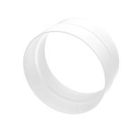 H&C VENT Connecteur de pipe 100 mm diamètre pour ventilation Duct PVC - Raccord droit Round Air Pipe System Element