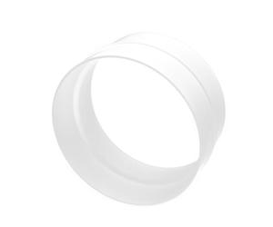 H&C VENT Connecteur de pipe 100 mm diamètre pour ventilation Duct PVC - Raccord droit Round Air Pipe System Element