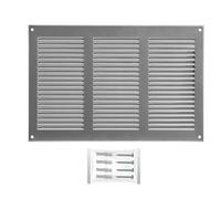H&C VENT Grille Aeration Galvanisé 300x200mm avec Moustiquaire │ Evacuation Caches Tuyau Ventilateur │ d'Extraction Ventialtion │ Exterieur Interieur │ Gaine Cache Extracteur d'air VMC │ Climatiseur