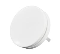 H&C VENT soupape de régulation réglable - couvercle rond en acier & ventilation avec diffuseur réglable - tuyau de ventilation & grille d’aspiration, tuyau d’extraction d’air (entrée I métal I blanc I