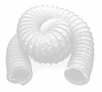 H&C VENT Tuyau flexible en PVC pour gaz d'échappement conduit d'air Ø 80 mm 3m - Sortie de ventilation Tuyau flexible pour climatisation, système d'alimentation en air chaud