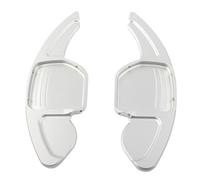 H Compatible Avec A4L A7 S6 S7 Q5 2013 2014 2015 2016 Extension De Palette De Changement De Vitesse Pour Volant De Voiture En Alliage D'aluminium Accessoires(Silver)