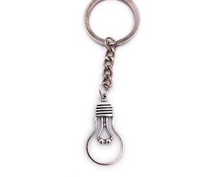H-Customs H-Douille Ampoule Différents Porte-clés Pendentif Argent Métal