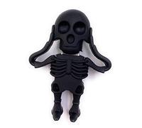 H-Customs Squelette Tête de Mort en Noir Clé USB 64 Go USB 2.0