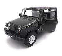 H-Customs Welly Jeep Wrangler Rubicon Modèle Auto Auto Produit Licence 1: 34-1: 39 Noir Aussi