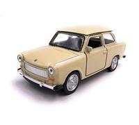 H-Customs Welly Trabant Trabi Model Car Auto Produit sous Licence 1: 34-1: 39 Ocre