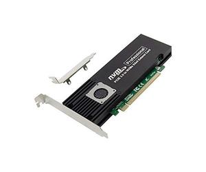 H&D Hyaline&Dora Adaptateur M.2 NVMe SSD Quad Ports PCIe x16 ASM2824