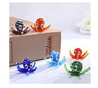 H&D Hyaline & Dora Lot de 6 mini figurines en verre soufflé Multicolore