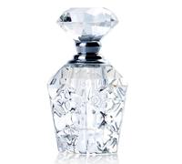 H&D HYALINE & DORA Mini Bouteille de Parfum Gravée Vintage Transparente en Cristal, Rechargeable Portable Pour Les Voyages et La Décoration