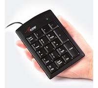 H&D Hyaline&Dora PS/2 19 Keys Keypad Numeric Keyboard Multifunction Wired Number Calculator for Laptop Easy to Use win7 ps2 numpad