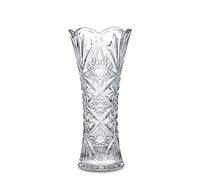 H&D Hyaline & Dora Vase en Verre Transparent épais pour décoration de Fleurs 19,3 x 9 cm