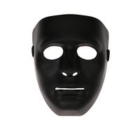 H&D Masque Visage Fête Halloween Masque Masque Halloween Hip-Hop Ghost Dance - noir pou hommes