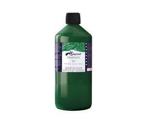 H DUPONT DU0601000617C - Peinture Sur Soie Classique Vert feuillage N°617 - Pot De 1 L - Colorants acides pour une qualité supérieure - Idéale pour les professionnels, grande contenance