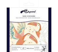 H Dupont DUPECLHD002C - Écharpe en soie pré-sertie 180x43cm - L'Envol