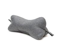 H&F | Oreiller de lecture Os de lecture Coussin de nuque Coussin de nuque Coussin de voyage lavable pour lit canapé | Couleur : gris