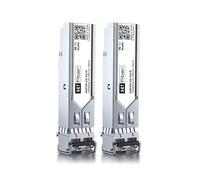 H!Fiber.com HiFiber 2 pièces - Module fibre multimode LC SFP 1000BASE-SX | JUSQU'À 550m, Compatible Cisco, Ubiquiti, Meraki, MikroTik, Netgear, TP-Link, D-Link, Fortinet, Intel et switchs MSA ouverts