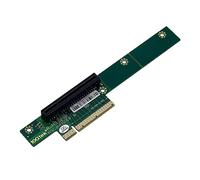 H!Fiber.com PCIe 8X Riser Card 270-Degree R-Angle Riser Adapter for 1U, PCIe X8 Male to Female Interface Extender Protection Card, Compatible avec Supermicro RSC-RR1U-E8