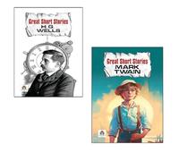 H.G. Wells + Mark Twain Great Short Stories | Best Life | Feel Good | Learning | Growth | Short Stories (Set Of 2 Books)