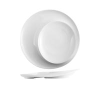 H&H Lot de 2 assiettes en porcelaine 30,8 cm