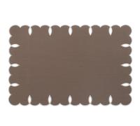 H&H 4 Sets De Nappes En Coton Et Lin Forme Spéciale 45x30 LAVAGE À LA MAIN