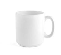 H&H 40173 Iris Set de 6 Mugs, céramique, blanc, cc375