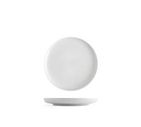 H&H 6 Assiettes À Fruits Pearl En Porcelaine Blanche 19 Cm