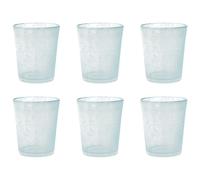 H&H 6 Verres Giada En Verre Transparent Cl 32
