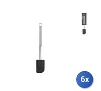 H&h 6x Spatule Cuisine Neuve Silicone Acier Inox Poignée Ergonomique