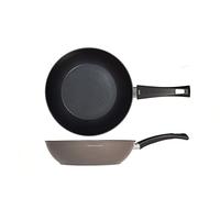 H&H 7801028 Wok 1 manche anti-adhésif Cookplus Borghese, 28 cm
