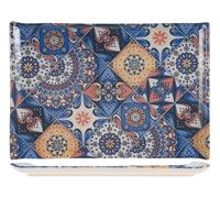 H&h Angie Plat Rectangulaire, Grès, 30x20 Cm Décoré
