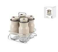 H&H Aroma Set Jars Spice Jars with Stand
