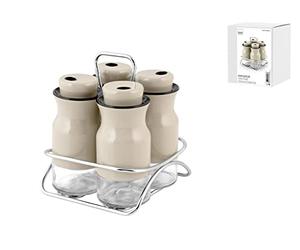 H&H Aroma Set Jars Spice Jars with Stand